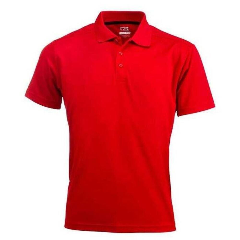 Cutter & Buck Mens Polo Shirt / Red